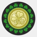 Search for gold coins stickers Clovers