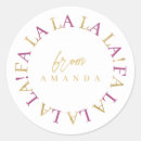 Search for fa la la la stickers Merry christmas