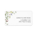 Search for summer wedding return address labels Floral
