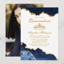 Search for navy blue gold quinceanera invitations Modern