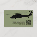 Search for helicopter business cards Army