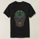 Search for sugar skull tshirts Colourful