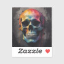 Search for zombie head stickers Skull