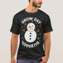 Search for snow day tshirts Snowman