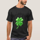 Search for four leaf clover tshirts Lucky