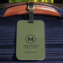 Search for olive green luggage tags Minimal