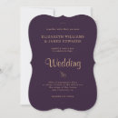 Search for dark purple invitations Boho