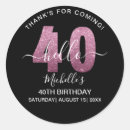 Search for 40 years stickers Simple