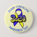 Search for down syndrome awareness badges Yellow