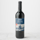 Search for happy holiday wine labels Trees