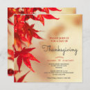 Search for fall leaves thanksgiving invitations Celebration