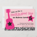 Search for rock star party invitations Rocker