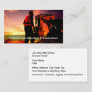 Search for construction site business cards Digging