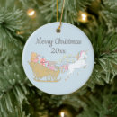 Search for sleigh christmas tree decorations White