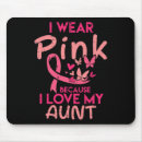 Search for aunt love mouse mats Pink