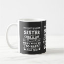 Search for crazy sister mugs Humor