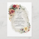 Search for rustic floral baby shower invitations Blush pink