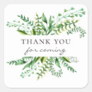 Search for botanical thank you stickers Leaves
