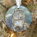 Search for snow leopard christmas tree decorations Winter