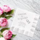 Search for 70th anniversary napkins Party