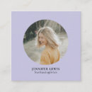 Search for lavender business cards Professional