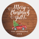 Search for vintage truck stickers Truck christmas tree