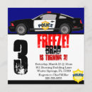 Search for police officer birthday invitations Handcuffs