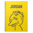 Search for sesame street notebooks Big bird