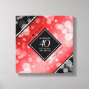 Search for 40th canvas prints Elegant