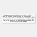 Search for georges bumper stickers People