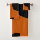 Search for orange and black bath towels Geometric