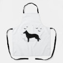 Search for wolf silhouette aprons Puppy