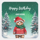 Search for christmas teddy bear stickers Xmas