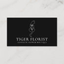 Search for tiger business cards Minimal