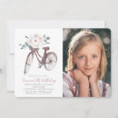 Search for bicycle birthday invitations Girl