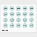 Search for turquoise business stickers Simple