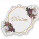 Search for red and white geometric stickers Floral