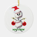 Search for baseball coach christmas tree decorations Player