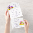 Search for pansies wedding invitations Elegant