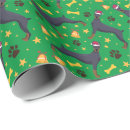 Search for doberman dog wrapping paper Pet
