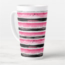 Search for pink and black striped mugs Girly