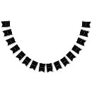 Search for event bunting flags Black