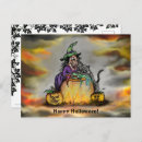 Search for witch cat postcards Pumpkin