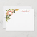 Search for peonies note cards Pink