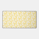 Search for yellow and white patterns mouse mats Desk