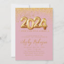 Search for 2024 graduation invitations Glitter