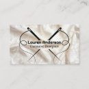 Search for satin business cards Fashion designer