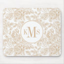 Search for beige flower mouse mats Pattern