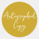 Search for autographe stickers Autographed copy