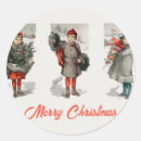 Search for vintage holly stickers Winter